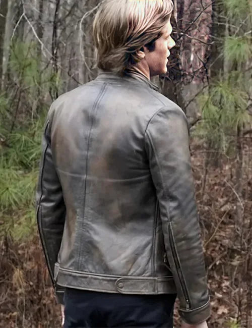 AngusMacGyverDistressedSilverBrownLeatherJacket