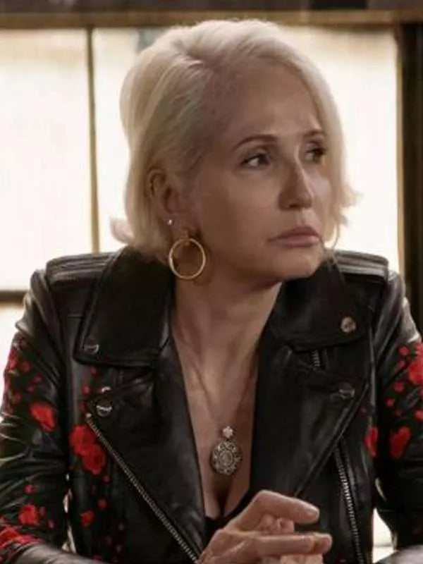 Janine Cody Animal Kingdom Black Leather Jacket