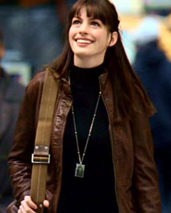 The Devil Wears Prada Anne Hathaway Leather Jacket