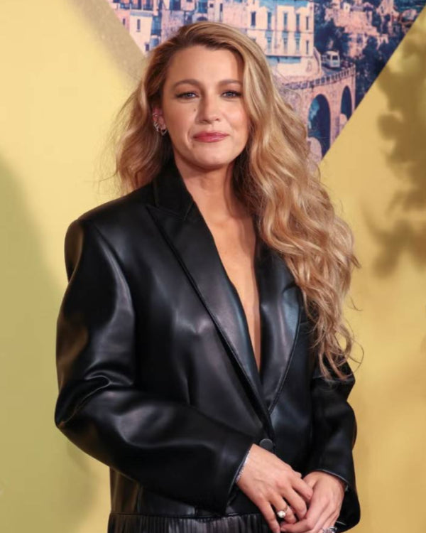 Another Simple Favor Blake Lively Black Jacket