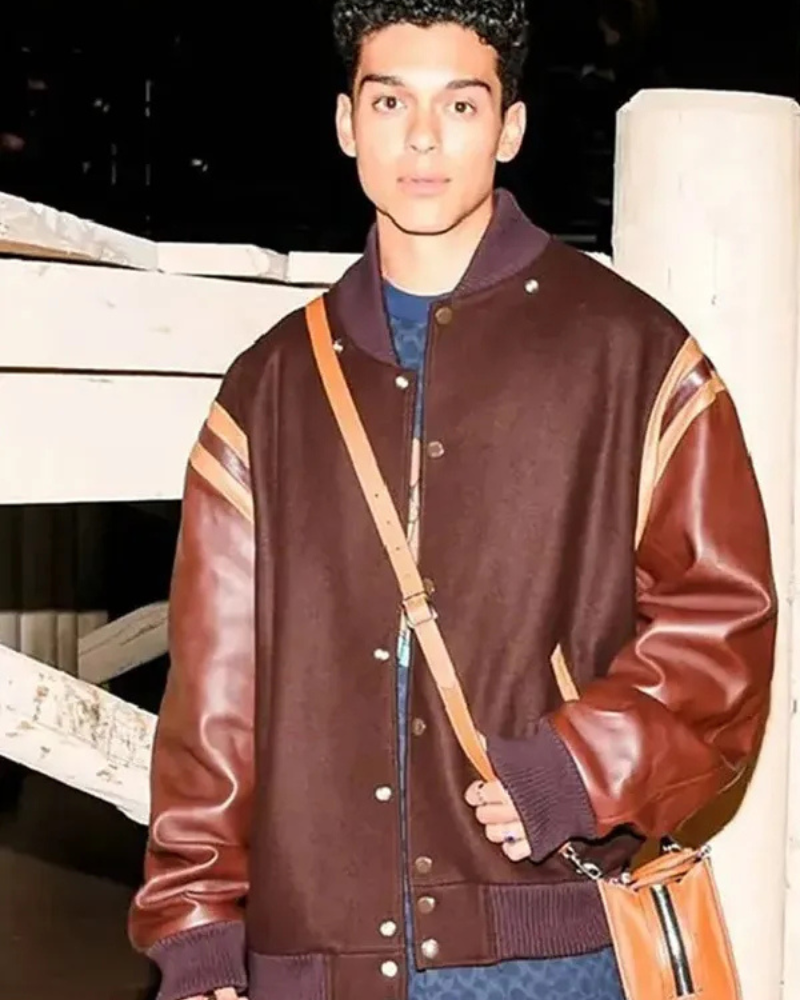 Q Xo Kitty Tv Series Brown Varsity Jacket