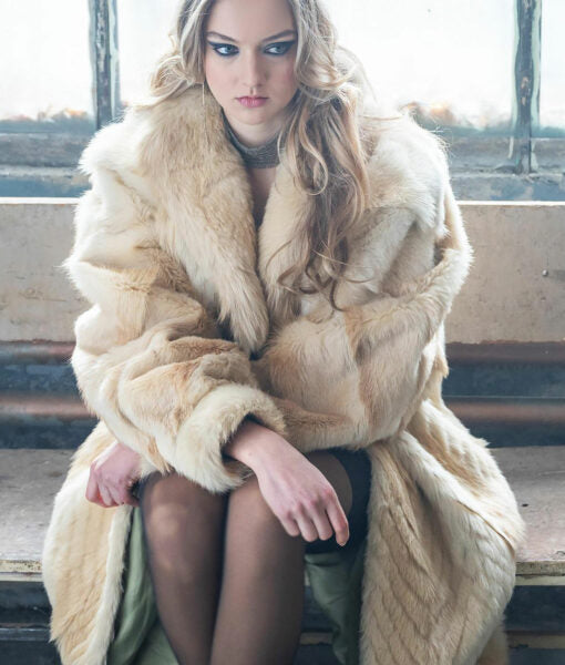 Lilly Krug April X 2024 Long Fur Coat