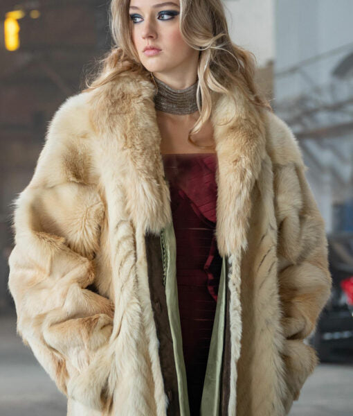Lilly Krug April X 2024 Long Fur Coat