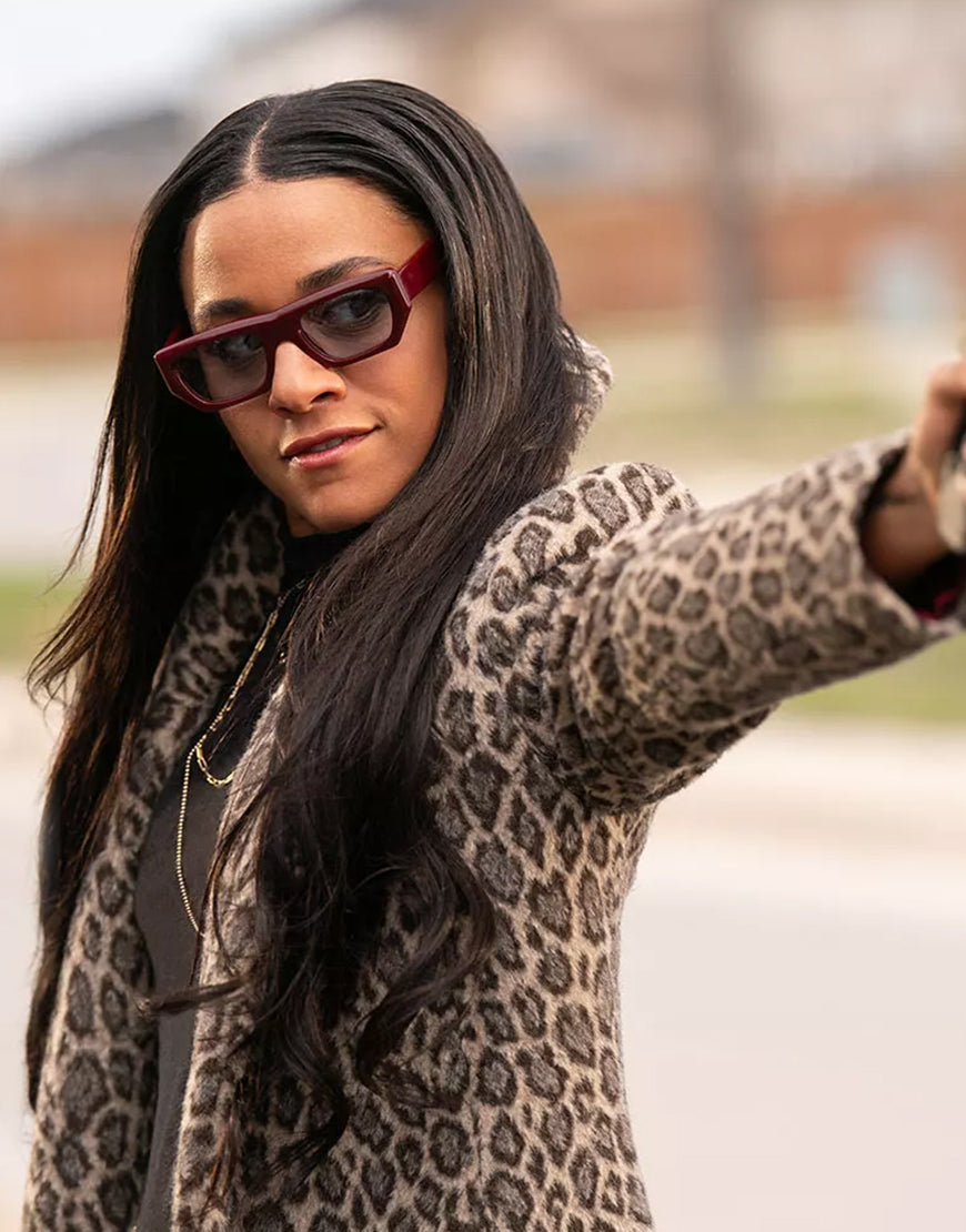 Love Hurts 2025 Ariana Debose Leopard Coat