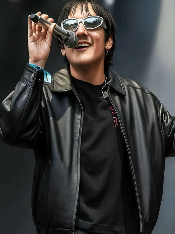 Artemas Lollapalooza Black Leather Jacket