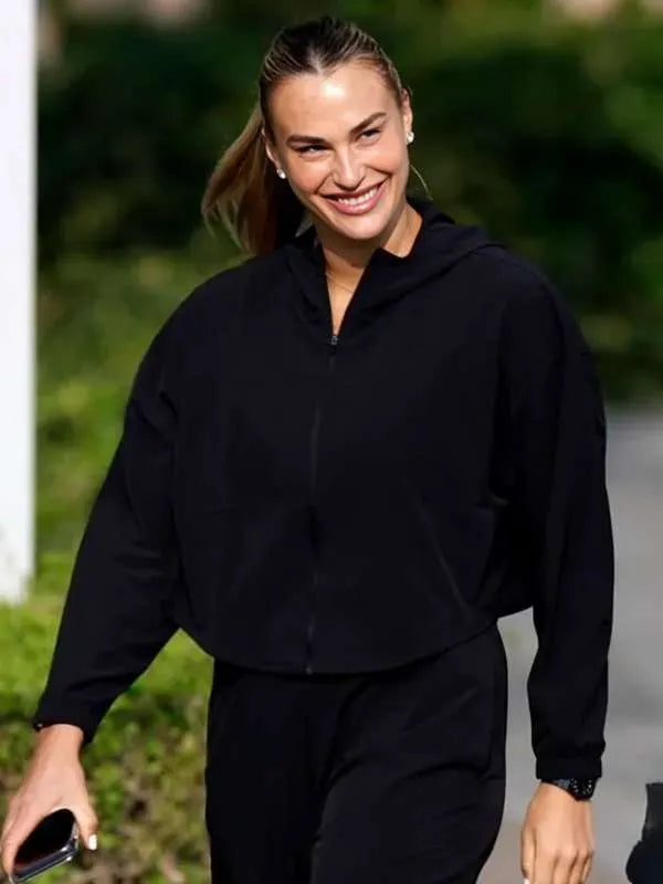 Aryna Sabalenka Battle Of The Sexes Black Hoodie