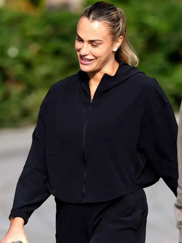 Aryna Sabalenka Battle Of The Sexes Black Hoodie