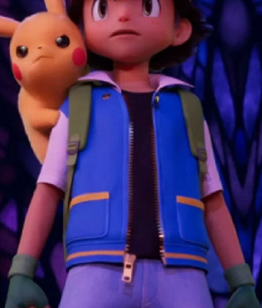 Pokemon Ash Ketchum Leather Jacket