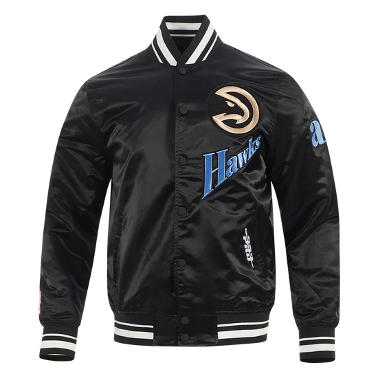 Nba Atlanta Hawks City Edition 24-25 Men's Rib Satin Jacket