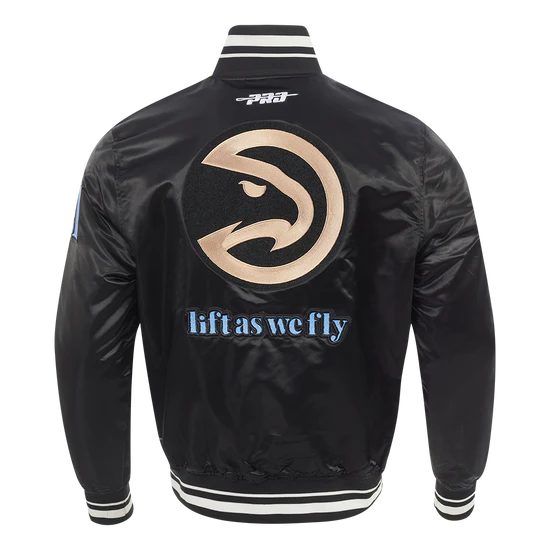 Nba Atlanta Hawks City Edition 24-25 Men's Rib Satin Jacket