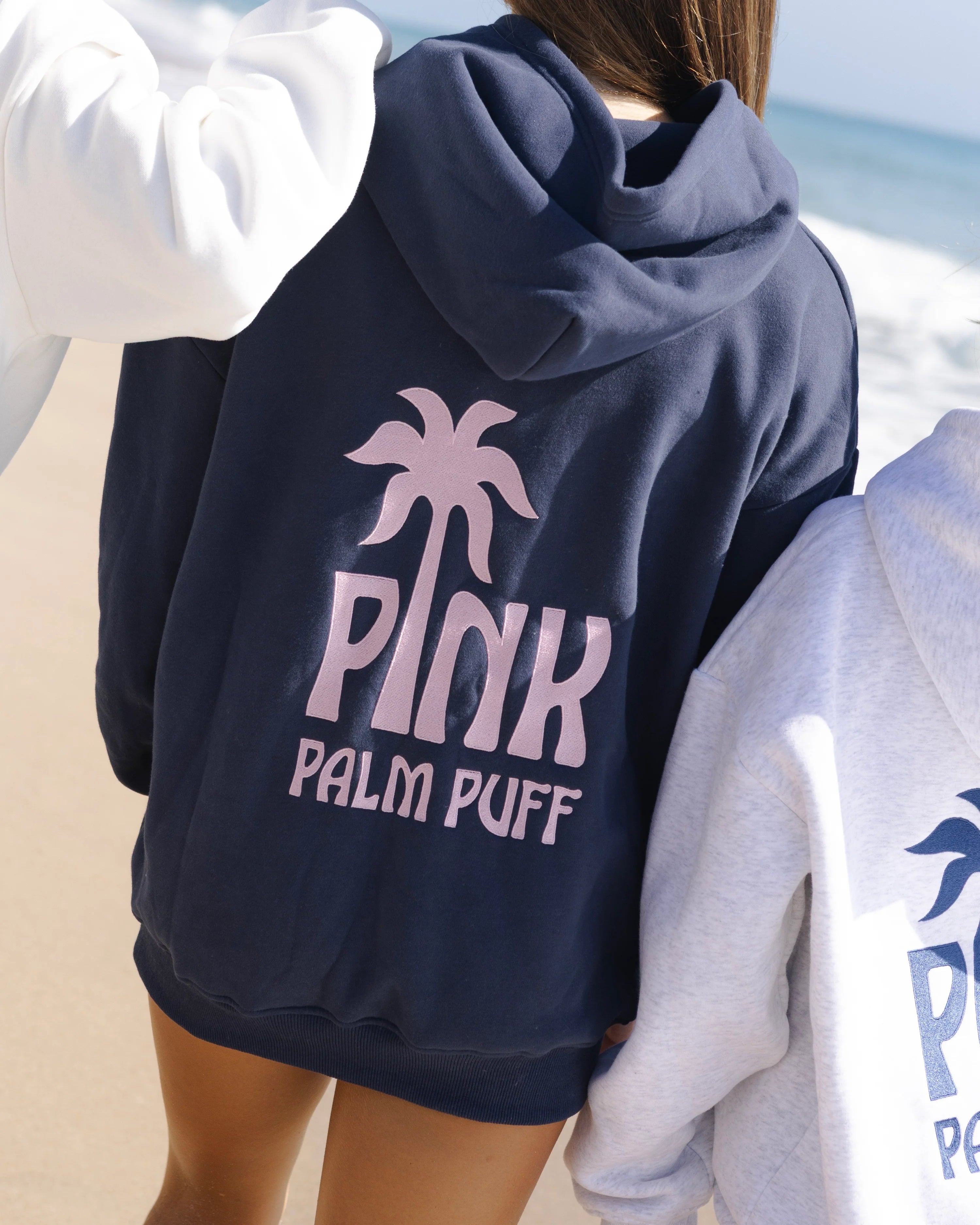 Classic Puff Hoodie in Navy