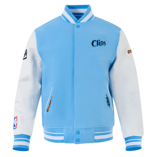 Nba Los Angeles Clippers City Edition 24-25 Men's Rib Wool Varsity J