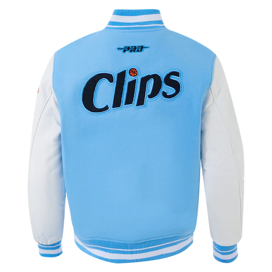 Nba Los Angeles Clippers City Edition 24-25 Men's Rib Wool Varsity J