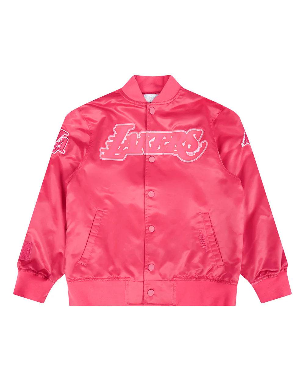 Nba Los Angeles Lakers Triple Pink Big Satin Jacket