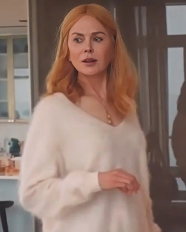 Babygirl 2024 Nicole Kidman White Sweater