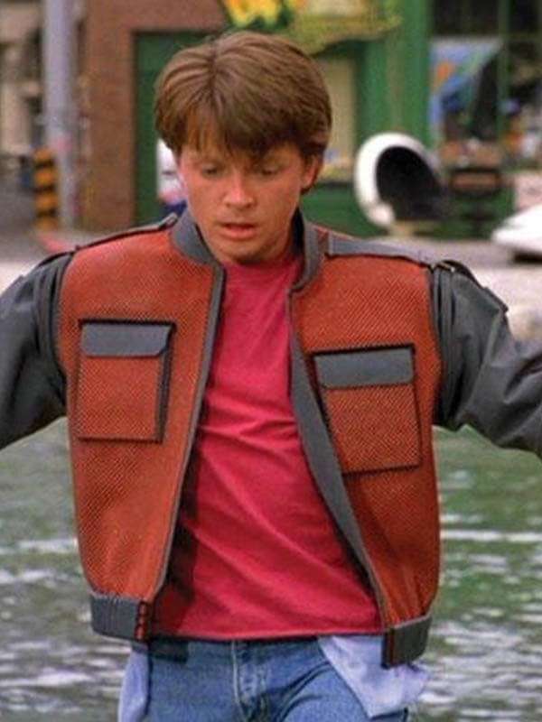 Marty Mcfly Back To The Future Leather Jacket