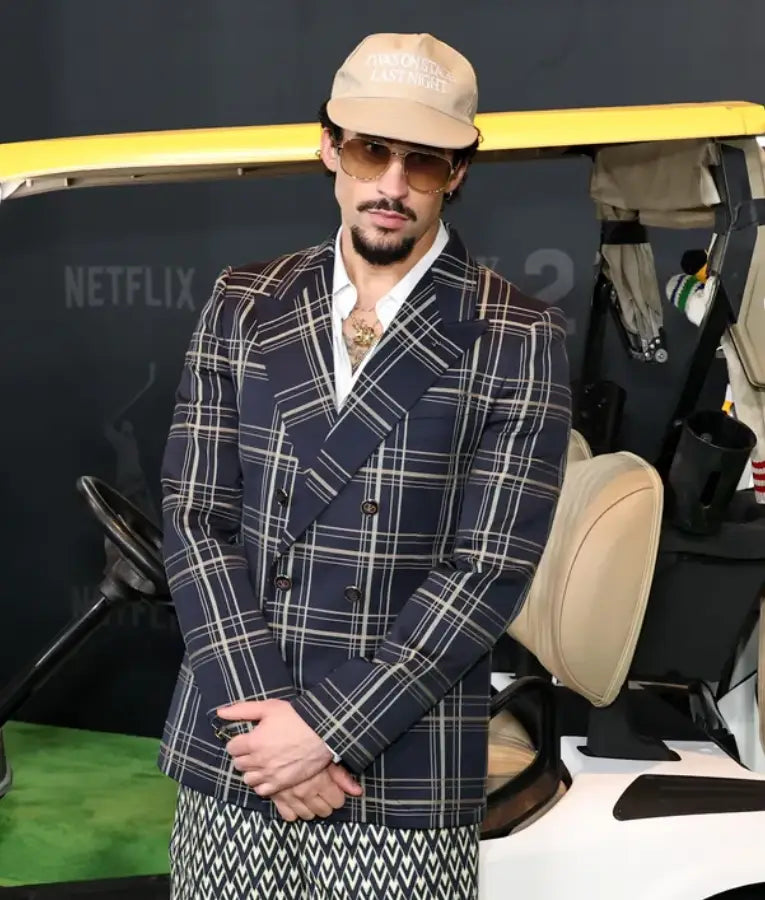 Bad Bunny Happy Gilmore 2 NYC Premiere Blazer