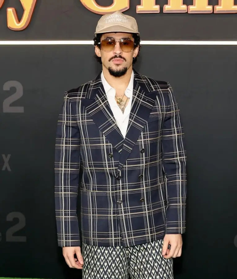 Bad Bunny Happy Gilmore 2 NYC Premiere Blazer