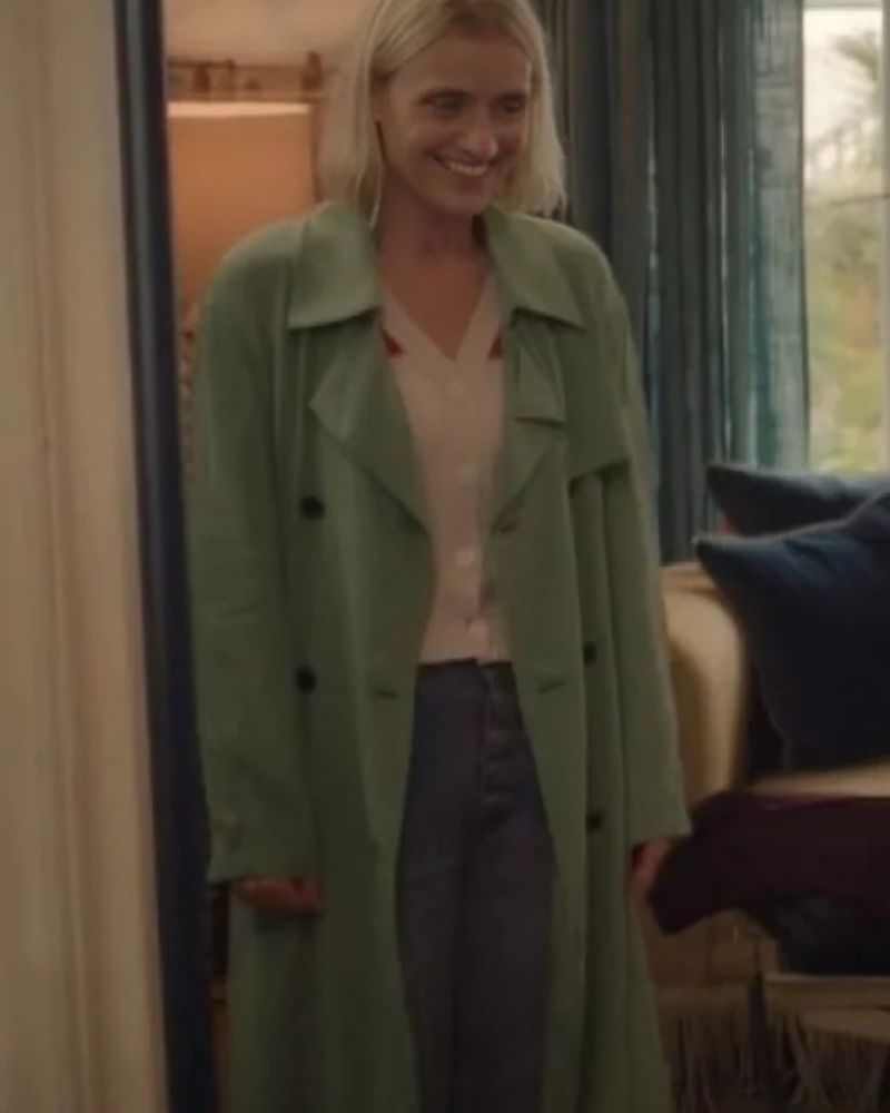 Bad Sisters Anne-marie Duff Green Coat