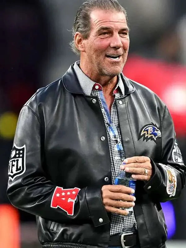 Steve Bisciotti Baltimore Ravens Leather Jacket