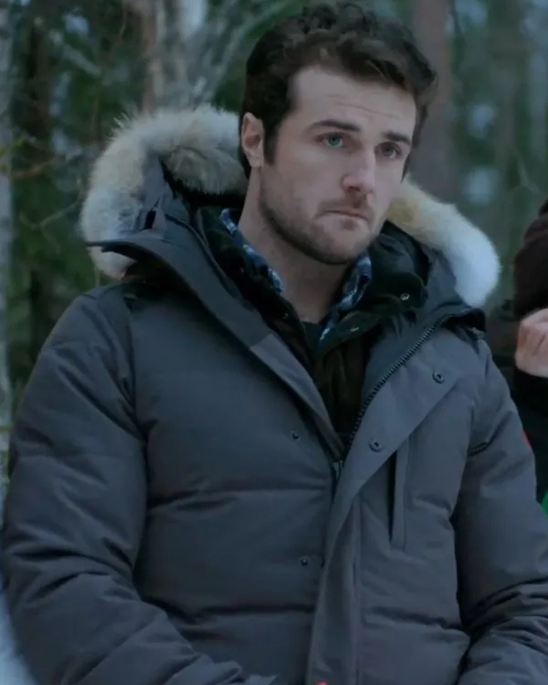 Beau Mirchoff The Finnish Line Grey Hooded Jacket