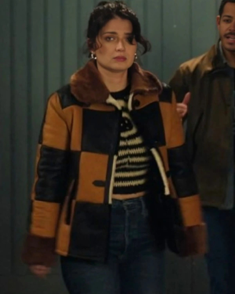 Bad Sisters S02 Eve Hewson Shearling Bomber Jacket