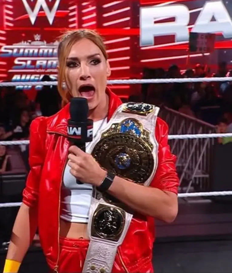 Becky Lynch WWE Monday Night RAW Red Jacket