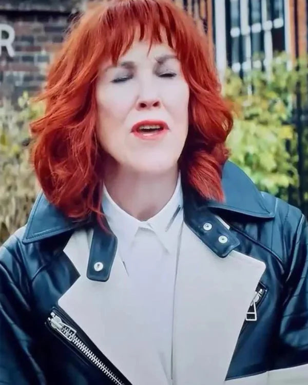 Beetlejuice 2024 Delia Deetz Leather Coat