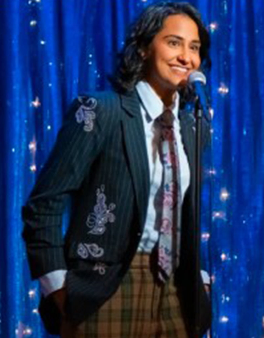 The Sex Lives Of College Girls S03 Amrit Kaur Paisley Embellished Blazer