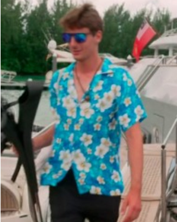 Below Deck Down Under S03 Harry van Vliet Blue Hawaiian Shirt