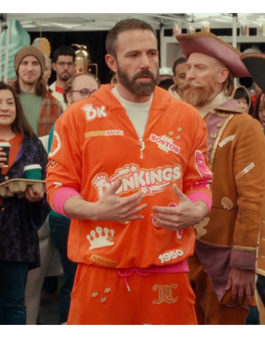 Ben Affleck Super Bowl Commercial 2025 Dunkings Tracksuit