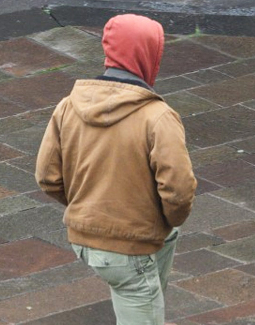 The Running Man 2025 Glen Powell Brown Jacket