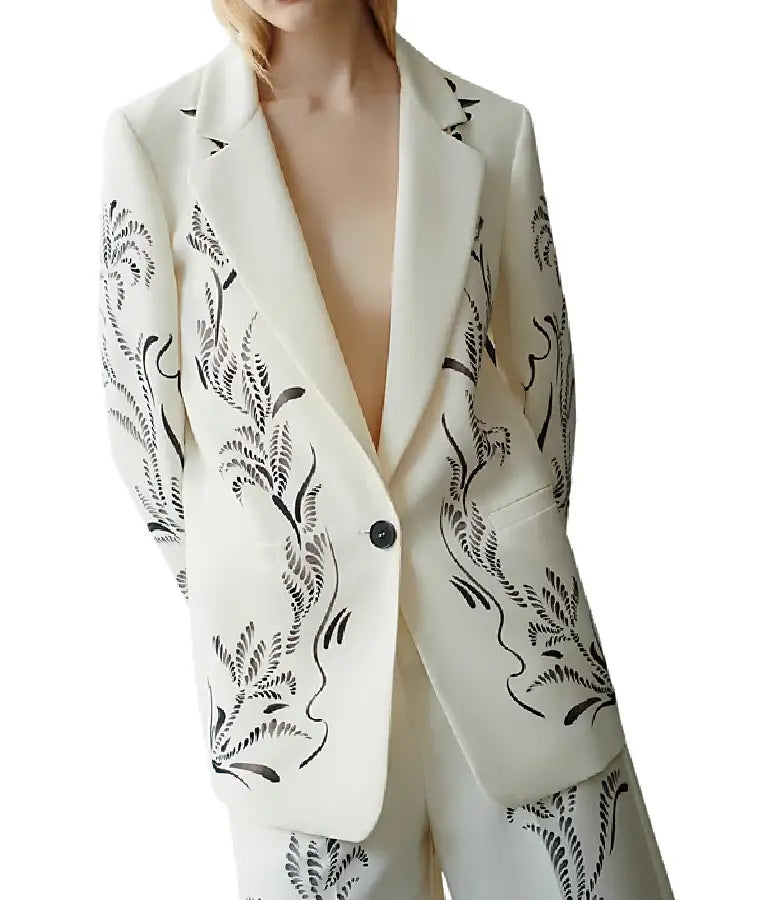 Beyond The Gates 2025 Anita Dupree Printed Blazer