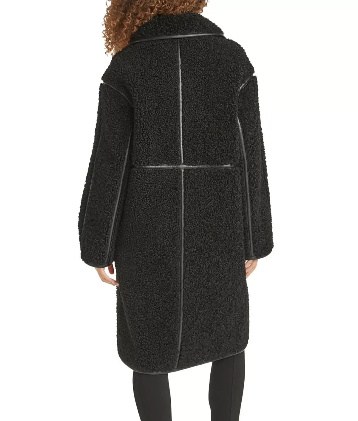 Beyond The Gates 2025 Chelsea Hamilton Sherpa Leather Trim Coat
