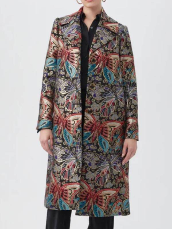 Beyond the Gates S01 Anita Dupree Printed Coat
