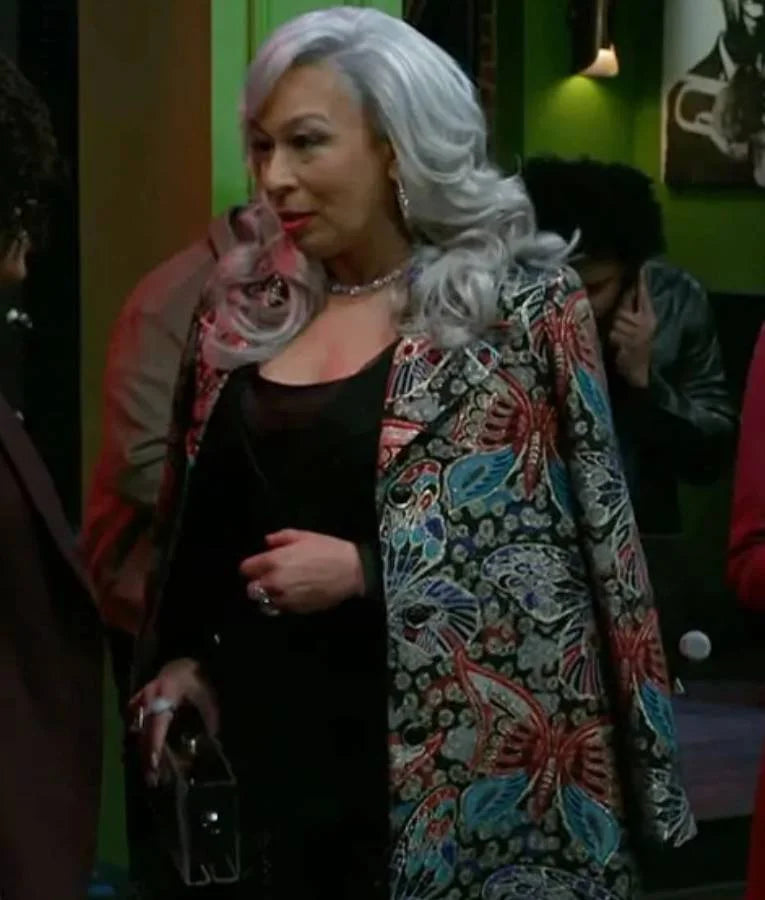 Beyond the Gates S01 Anita Dupree Printed Coat