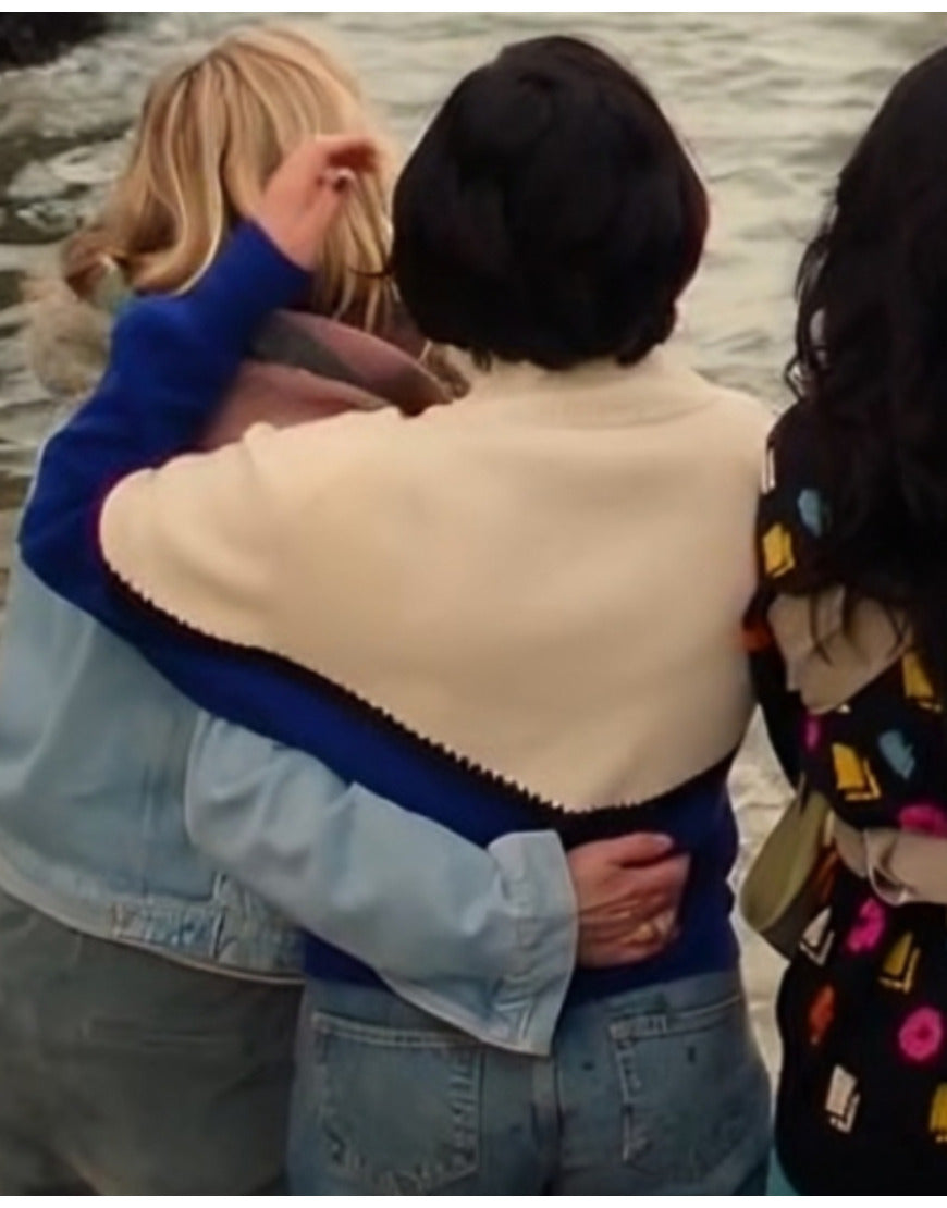 Bad Sisters S02 Sarah Greene Two-Tone Turtleneck Sweater
