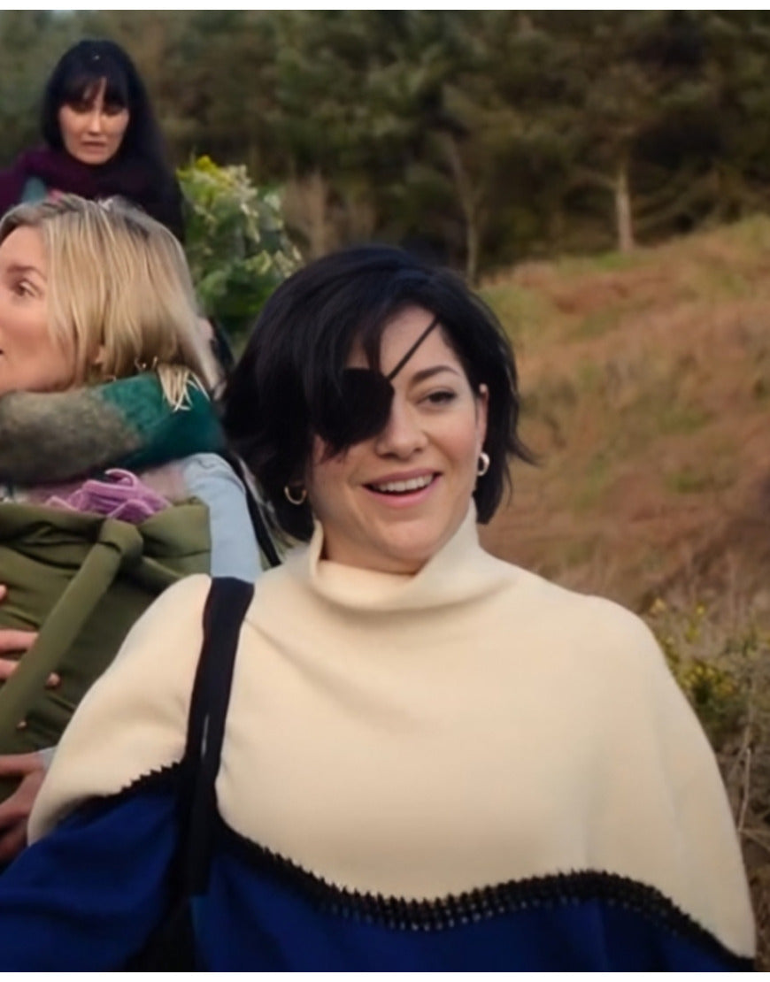 Bad Sisters S02 Sarah Greene Two-Tone Turtleneck Sweater