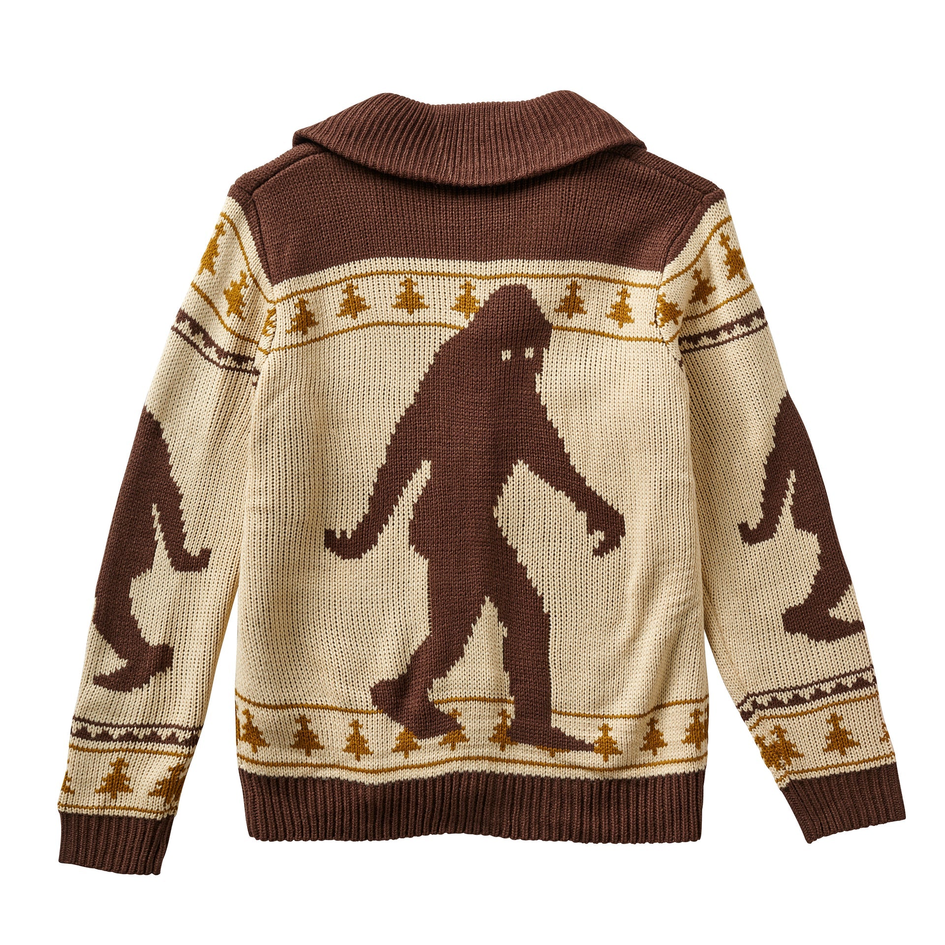 Bigfoot Sasquatch Cardigan