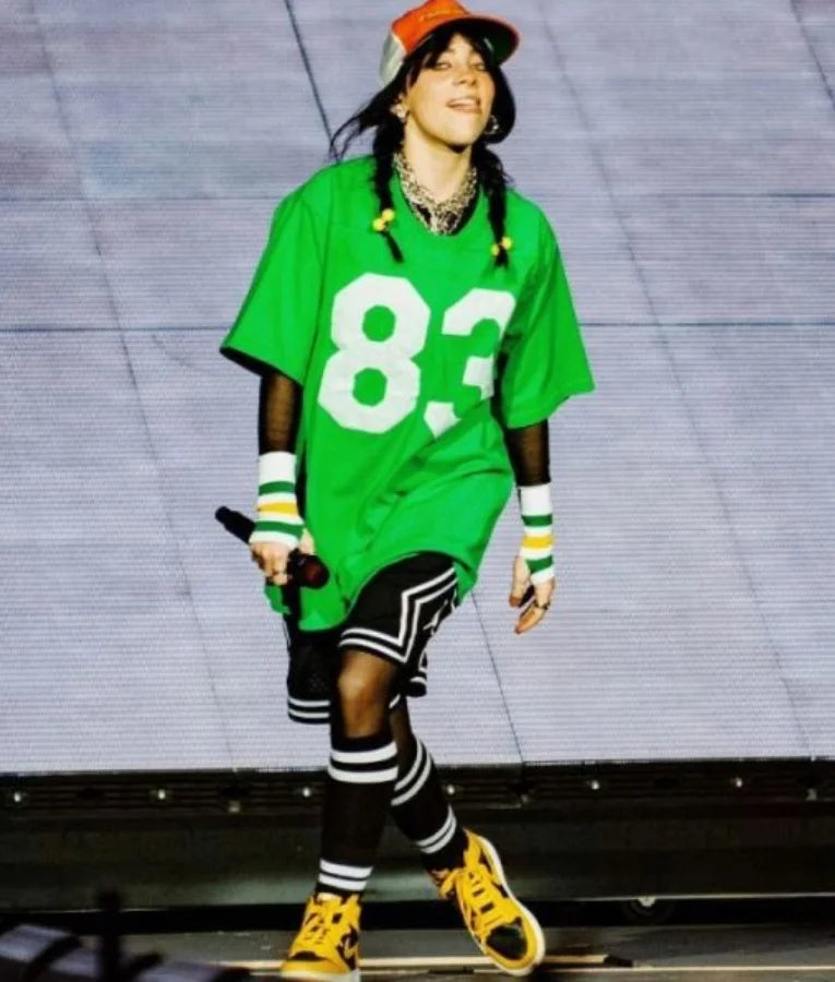Billie Eilish 83 Green Jersey
