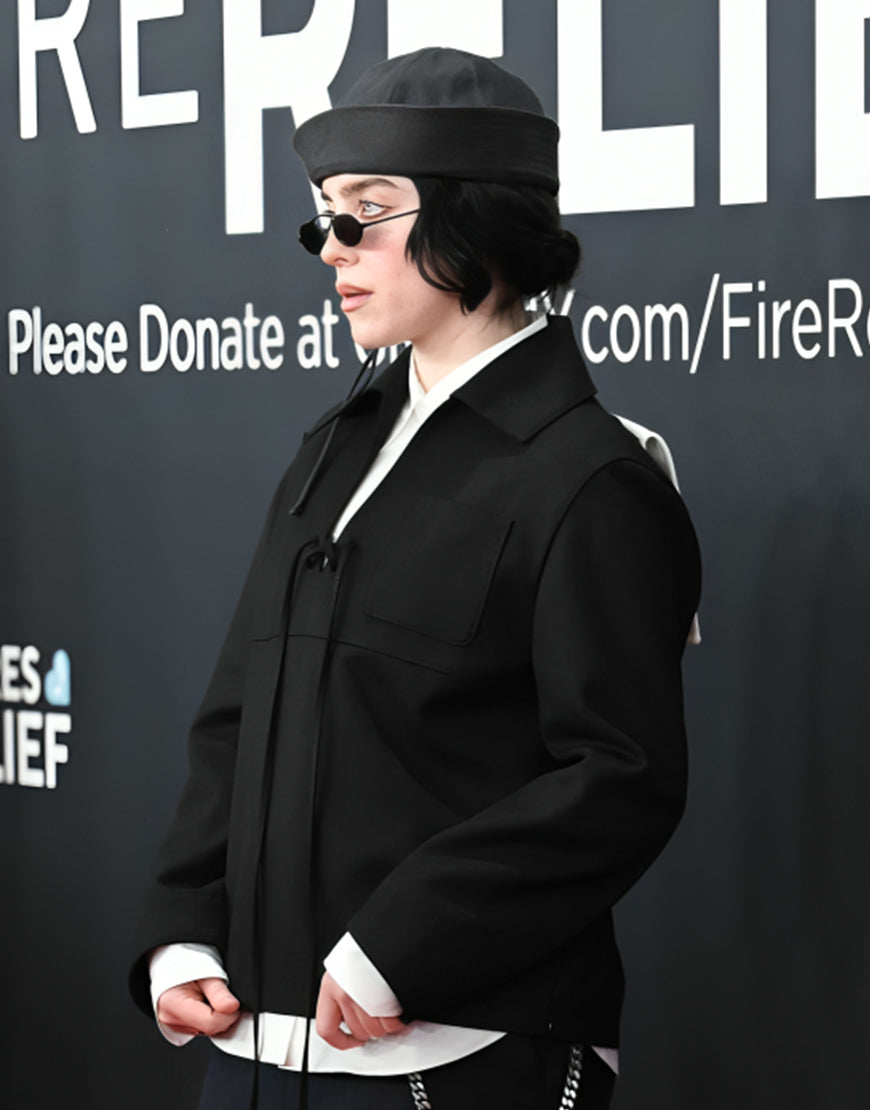 Billie Eilish Grammy Awards 2025 Black Jacket