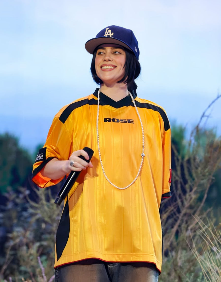 Billie Eilish Grammy Awards 2025 Orange T-shirt