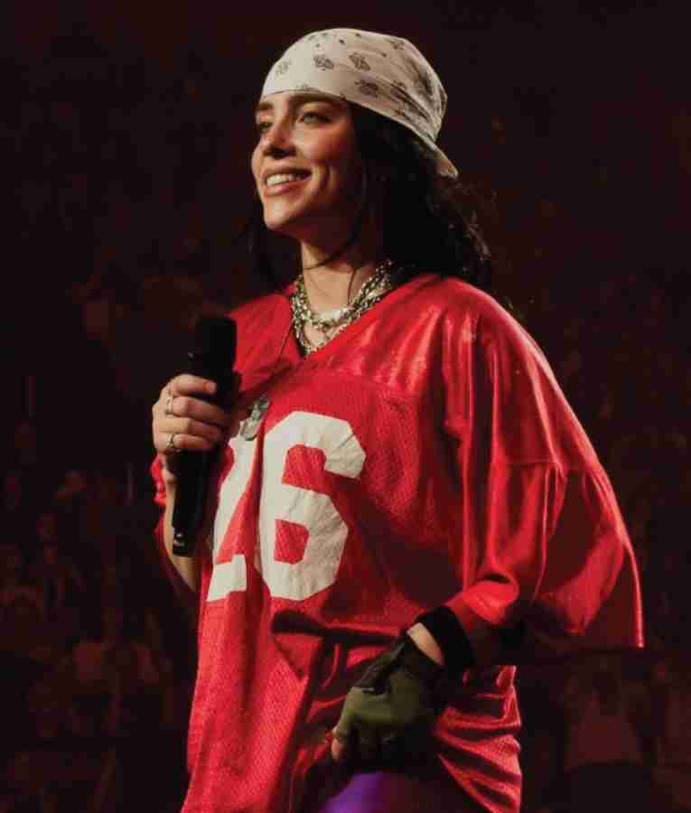 Billie Eilish 26 Red Jersey