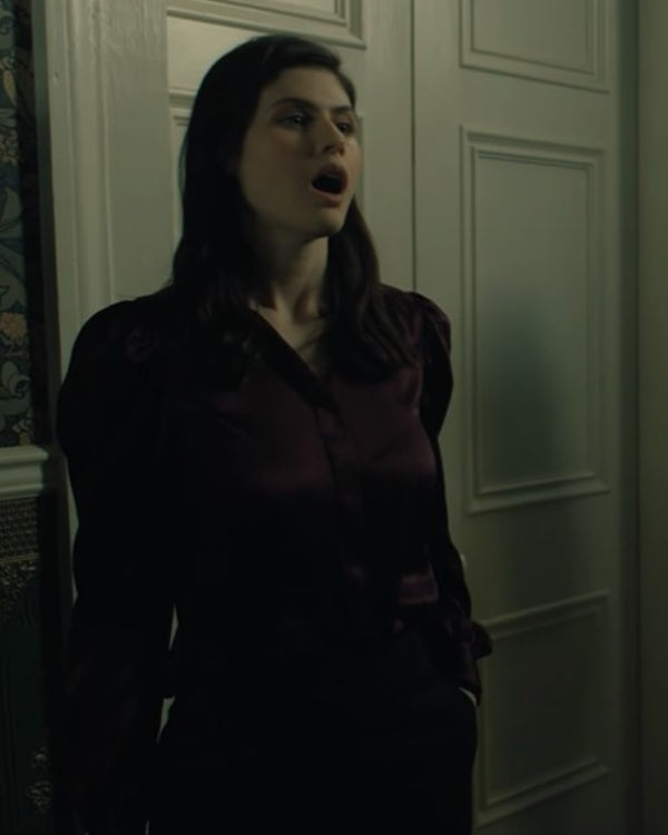 Mayfair Witches Alexandra Daddario Silk Shirt