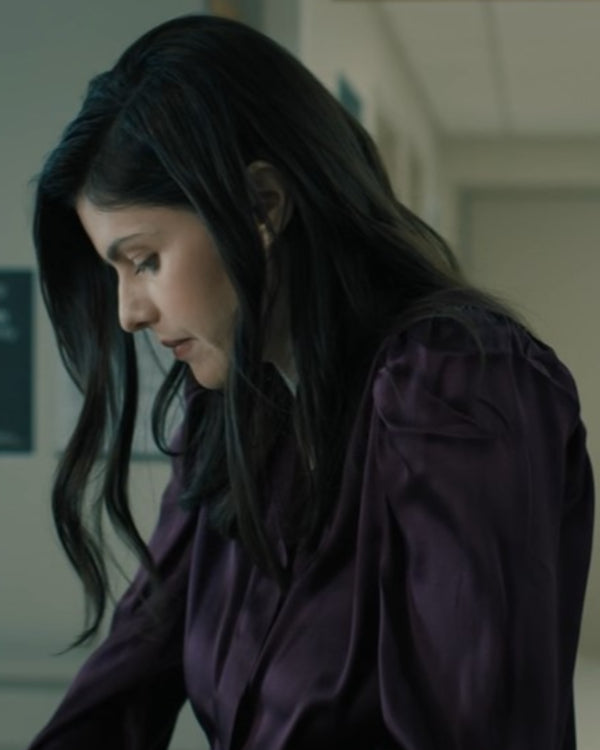 Mayfair Witches Alexandra Daddario Silk Shirt