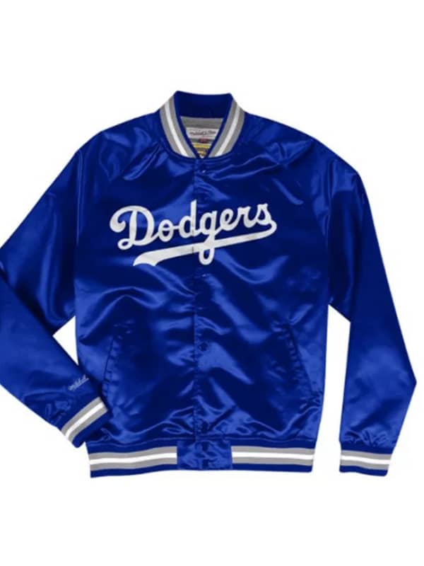Billie Eilish Dodgers Blue Bomber Jacket