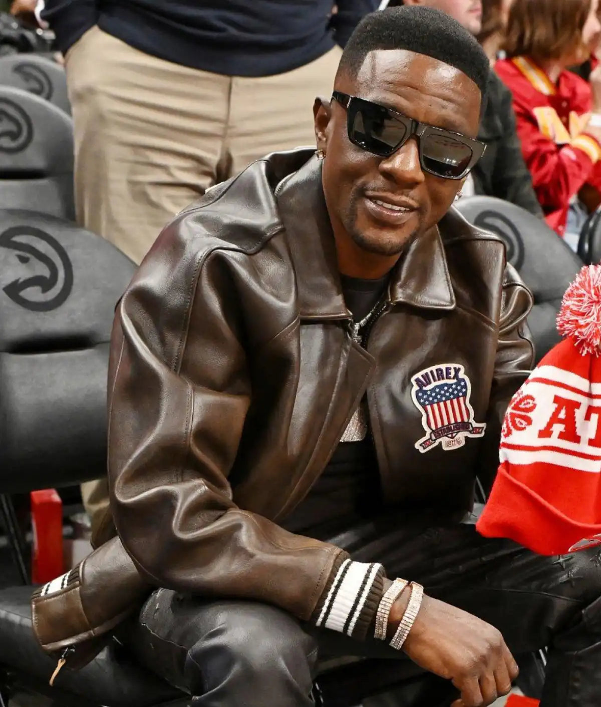 Boosie Badazz Chicago Bulls v Atlanta Hawks Leather Jacket