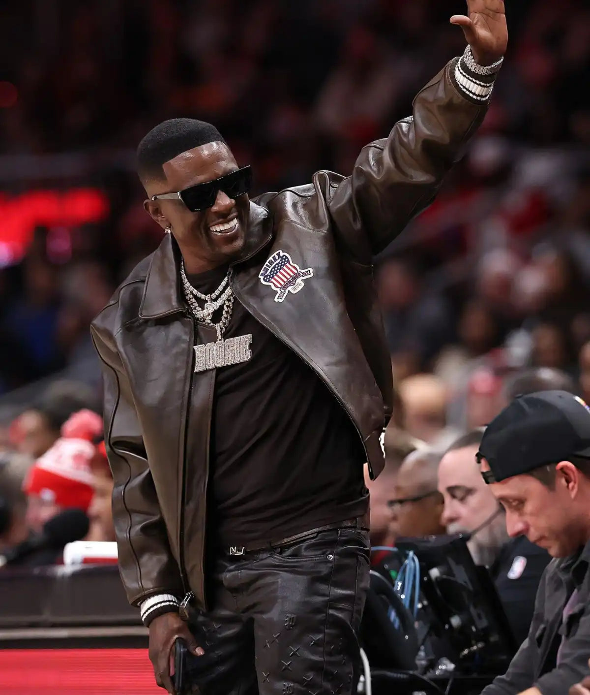 Boosie Badazz Chicago Bulls v Atlanta Hawks Leather Jacket
