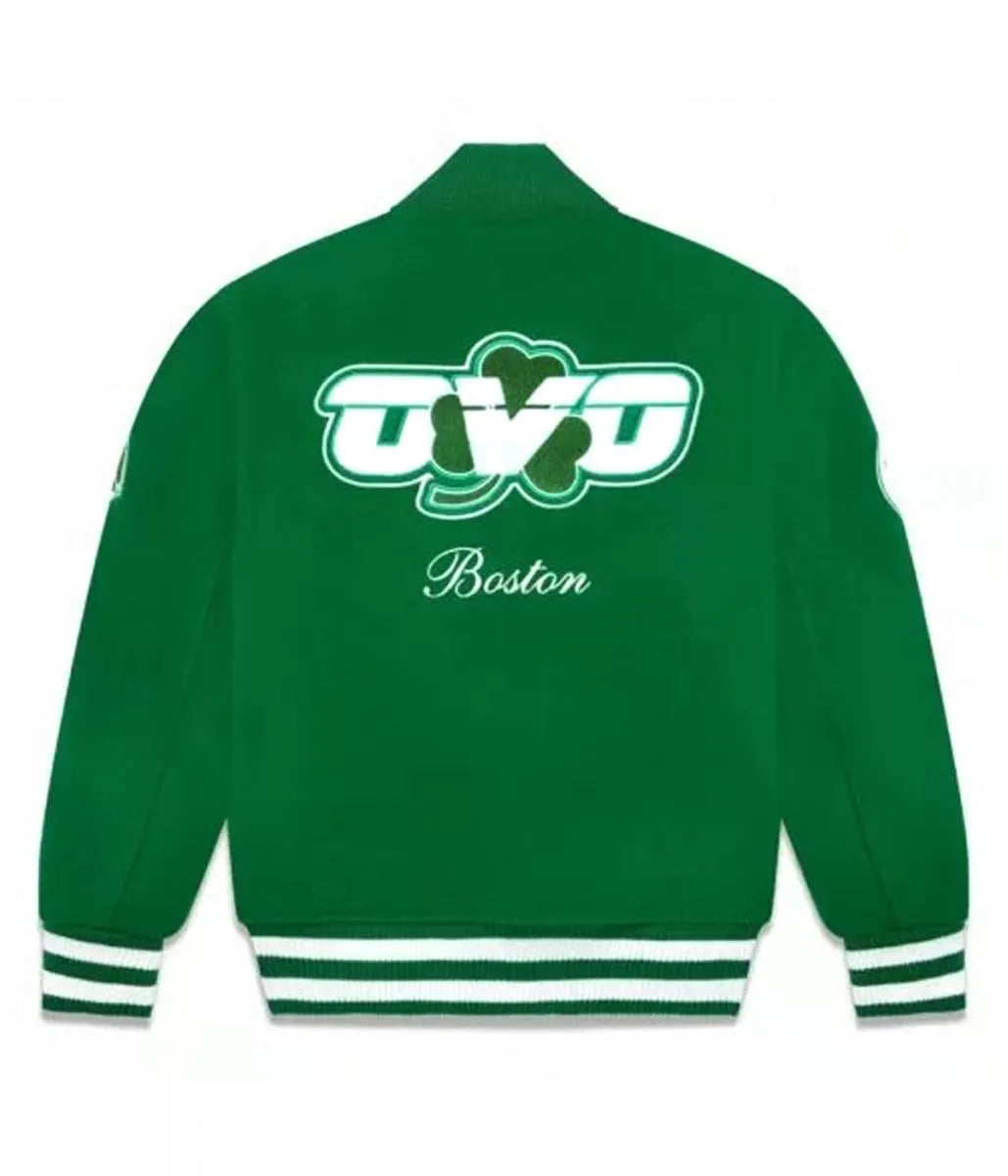 OVO Boston Celtics Varsity Green Wool Jacket