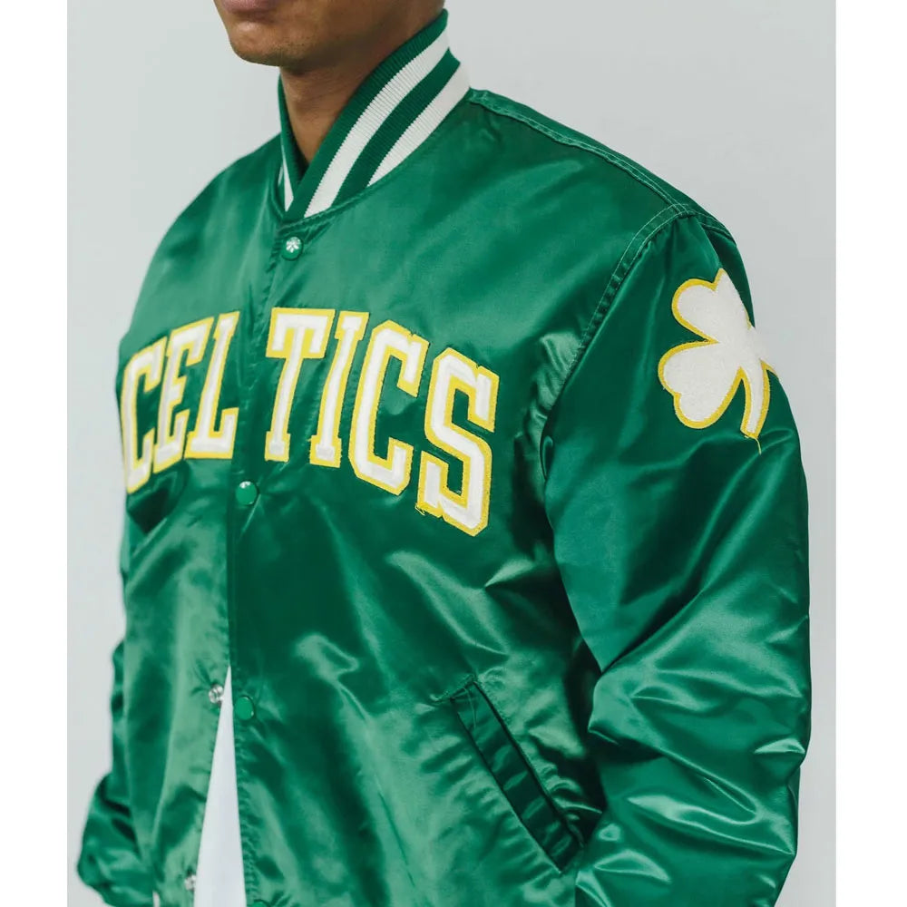 Boston Celtics Bomber Starter Jacket